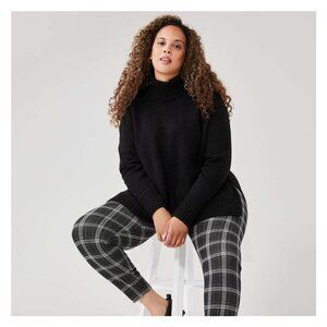 JOE FRESH TURTLENECK SWEATER HIGH LOW SIZE 1X